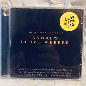 UK 2001 CD Musical Genius of Andrew Lloyd Weber